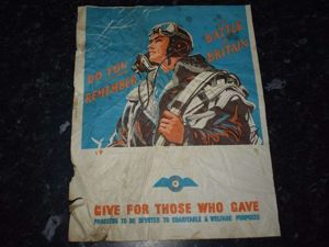 99) Tatty Original RAFA Wings Day Battle of Britain Poster. …