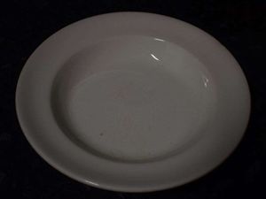 107) Original WW2 British Army Porcelain Plate/Bowl GRVI 1945