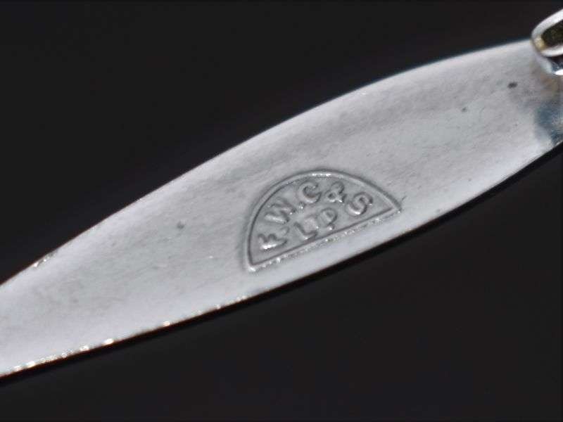 74) Nice Original 1930s-WW2 Raf Wings on Propeller Sweetheart Brooch — image 3