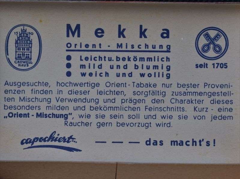 36) Original 1930s-WW2 German Card Pipe Tobacco Box Mekka Capochient — image 2