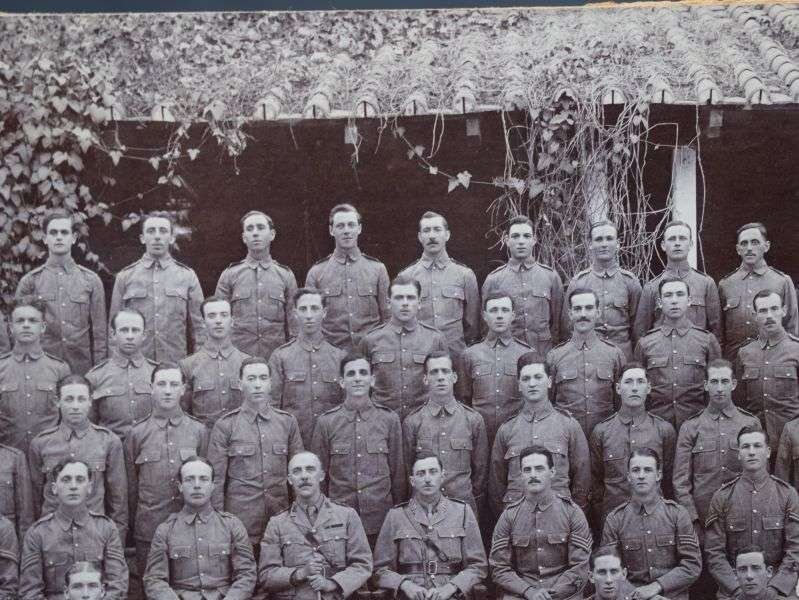 6) Large Size Group Photograph Showing 4th Battalion The Buffs With Lewis Guns — image 10