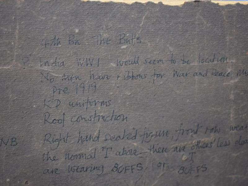 6) Large Size Group Photograph Showing 4th Battalion The Buffs With Lewis Guns — image 5