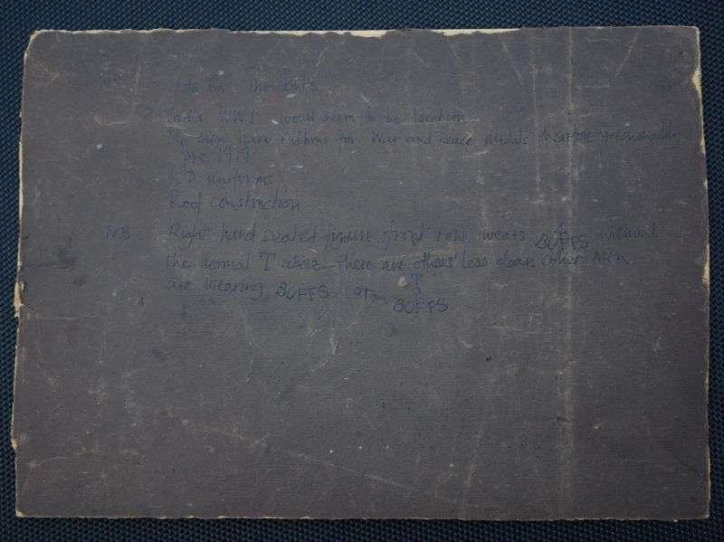 6) Large Size Group Photograph Showing 4th Battalion The Buffs With Lewis Guns — image 6