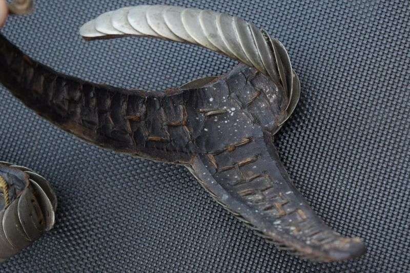 7) Lovely Victorian to 1930s Fire Brigade Officers Metal Scale Epaulettes. — image 4