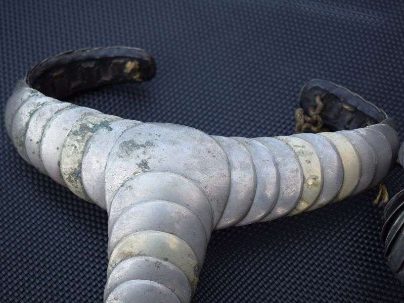 7) Lovely Victorian to 1930s Fire Brigade Officers Metal Scale Epaulettes. — image 8