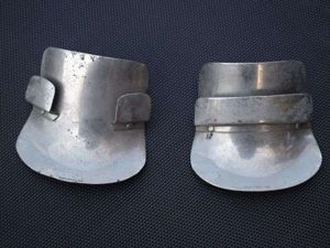 8) Victorian, WW1 WW2 British Cavalry Metal Boot Protectors for …