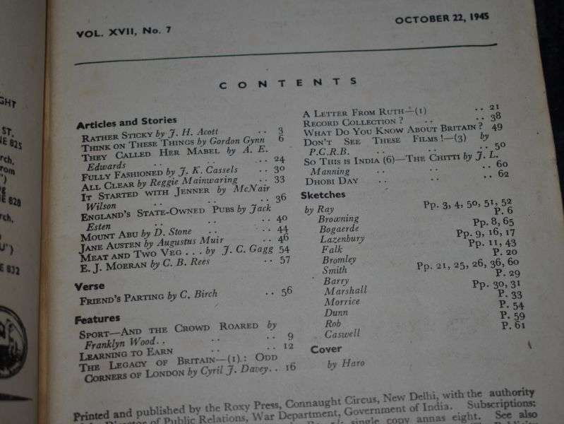 110) Original WW2 Magazine Victory The Weekly For India Command. October 22nd 1945 — image 7