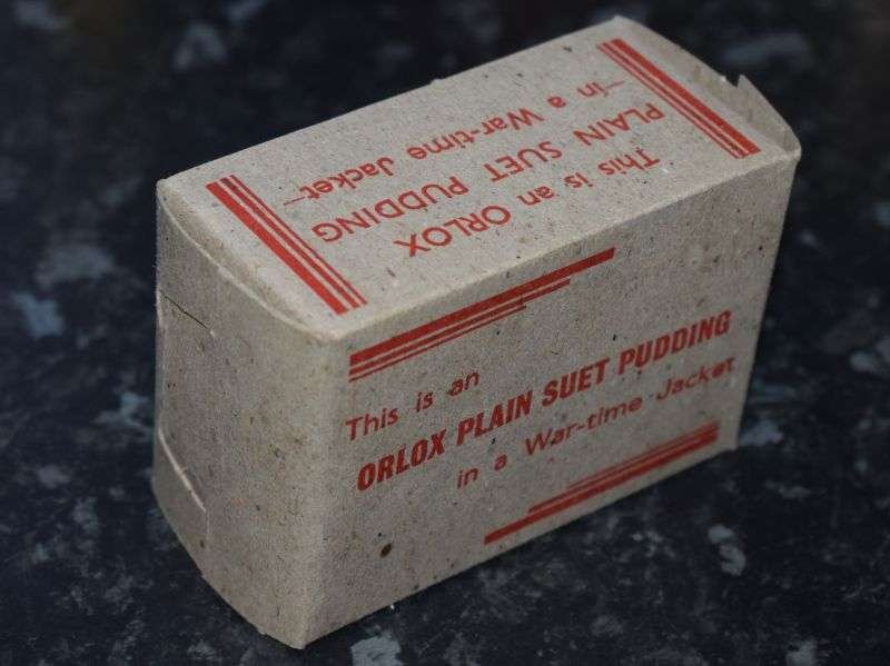 122) Original WW2 British Home Front Orlox Plain Suet Pudding Wartime Jacket Packaging — image 2