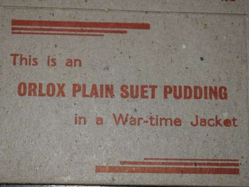 122) Original WW2 British Home Front Orlox Plain Suet Pudding Wartime Jacket Packaging — image 5