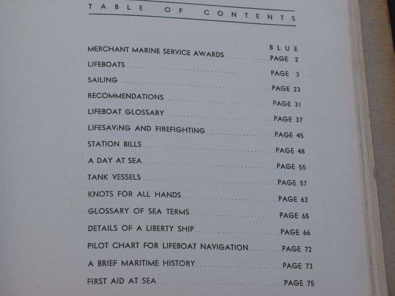 2) Large WW2 US War Shipping Administration Training Org Training Manual 1943 — image 5