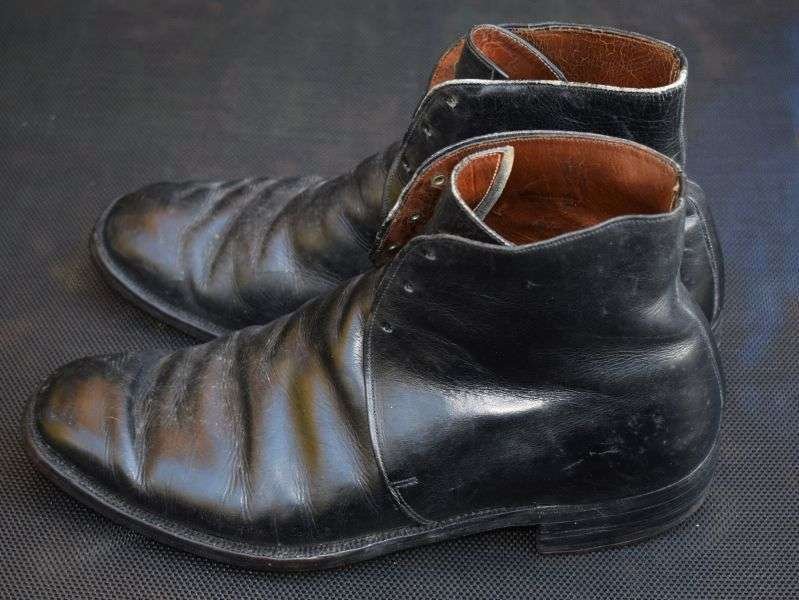 11) Original 1956 Dated WD Marked Cavalry Officers Mess Dress Ankle Boots — image 10