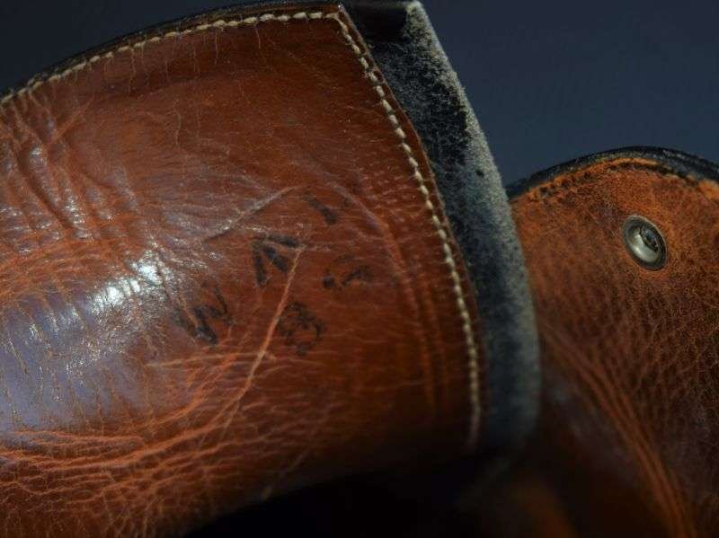 11) Original 1956 Dated WD Marked Cavalry Officers Mess Dress Ankle Boots — image 8