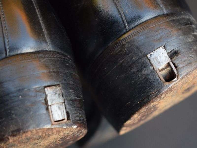 11) Original 1956 Dated WD Marked Cavalry Officers Mess Dress Ankle Boots — image 9