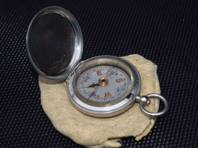 147) Good Original WW1 British Army Officers Fob Compass C.Haseler & Son Ltd 1918 — image 4