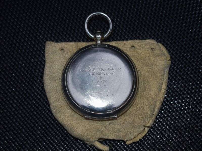 147) Good Original WW1 British Army Officers Fob Compass C.Haseler & Son Ltd 1918 — image 8