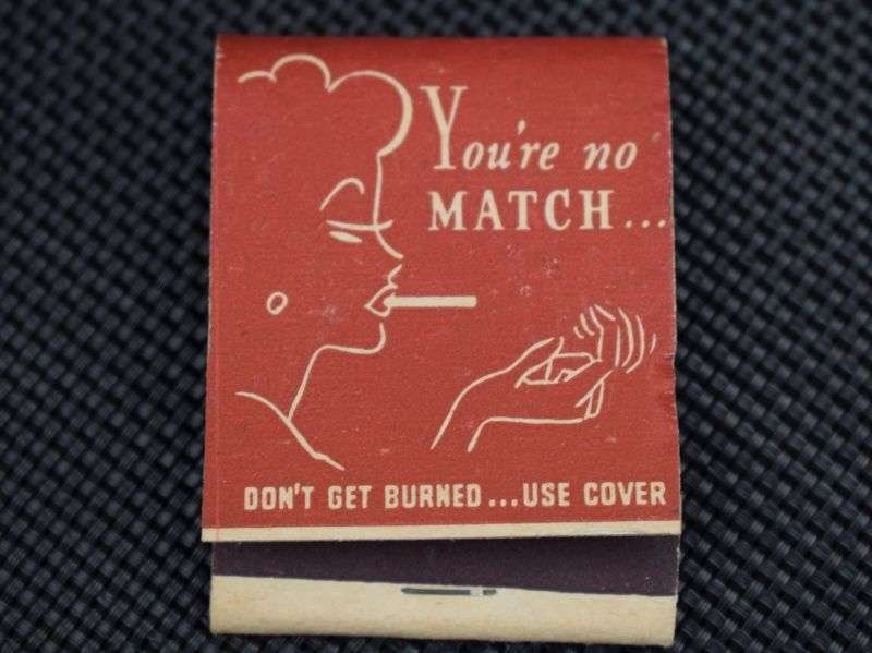 75) Original Red WW2 US Military Match Book Your No Match to VD — image 4