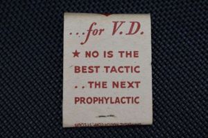 75) Original Red WW2 US Military Match Book Your No …