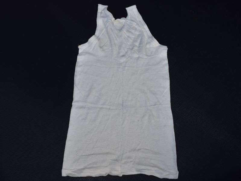 109) Original WW2 Era White Cotton Vest Peveril RAF, RN, Army — image 2