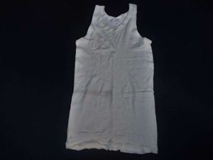 109) Original WW2 Era White Cotton Vest Peveril RAF, RN, …