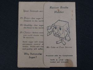 71) Original WW2 Tate & Lyle Ltd Complementary Ration Books …