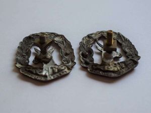 92) Original WW2 South African First Reserve Brigade Collar Badge …