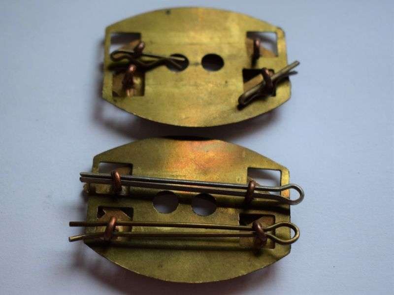 95) Original WW2 Cambridge Red Cross Shoulder Title Pair — image 2