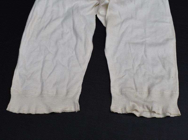 12) 1930s-WW2 Woman's? One Piece Thermal Underwear Set — image 6