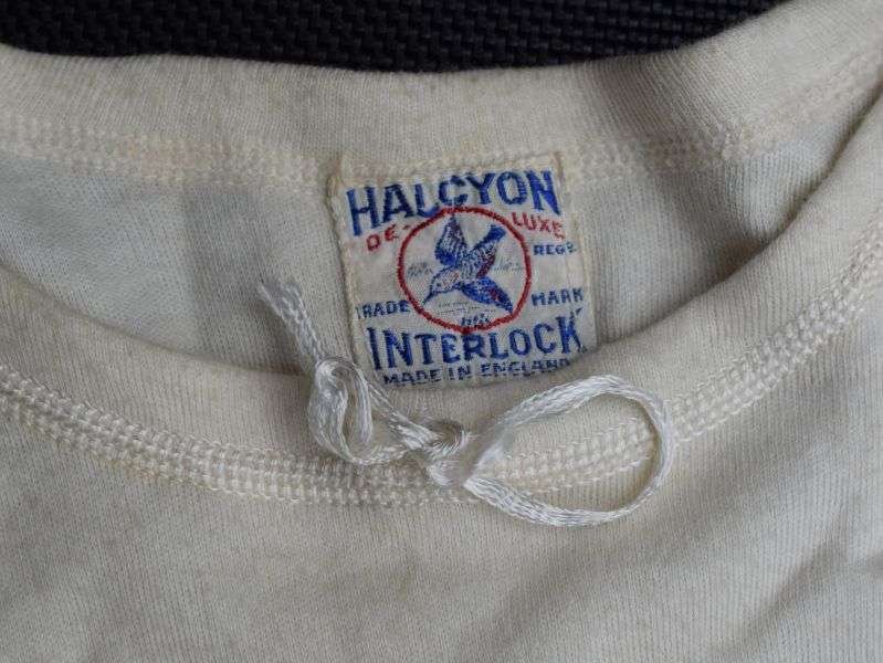 12) 1930s-WW2 Woman's? One Piece Thermal Underwear Set — image 8