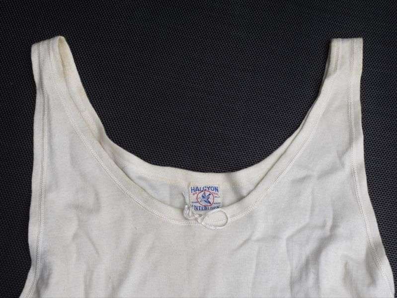 12) 1930s-WW2 Woman's? One Piece Thermal Underwear Set — image 9