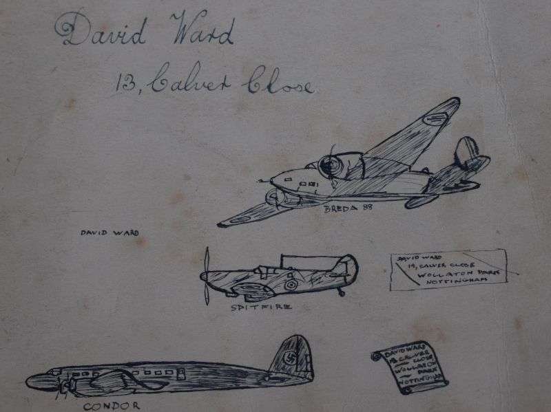 61) Good WW2 Daily Mirror Booklet Spot Them In The Air. British & German Aircraft 1940 — image 2