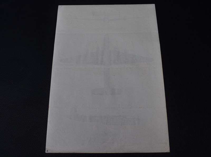 105) Original Official WW2 British Military Aircraft Recognition Poster Japanese Mitsubishi Bomber March 1945 — image 2