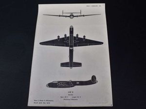 105) Original Official WW2 British Military Aircraft Recognition Poster Japanese …