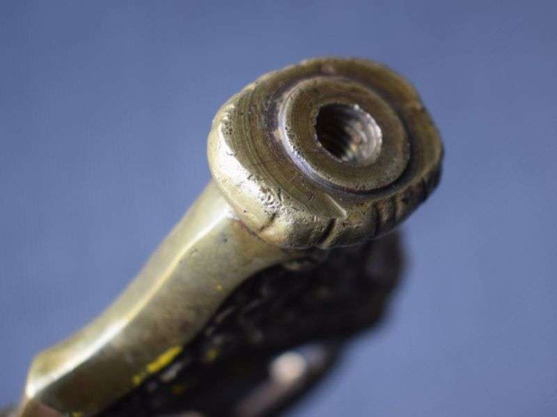 97) Excellent Original WW2 Era Nazi WW1 Veterans Flag Pole Top — image 8