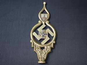 97) Excellent Original WW2 Era Nazi WW1 Veterans Flag Pole …