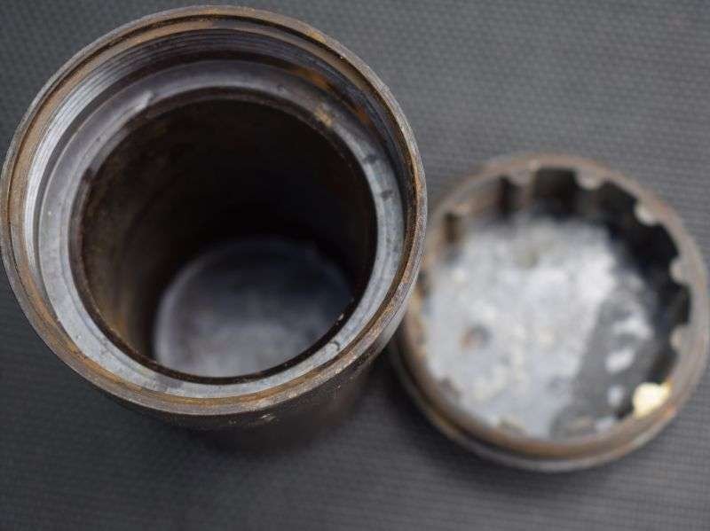 133) Good Original WW2 German Bakelite 2L Fuse Storage Container 1941 — image 2