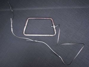 5) Vintage Original WW2 USAAF Parachute Rip Cord D Ring