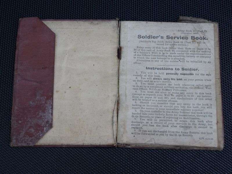 20) Inter War Period British Army Soldiers Service & Pay Book 5331484 A.Taylor Royal Berks Regt 1923 — image 12