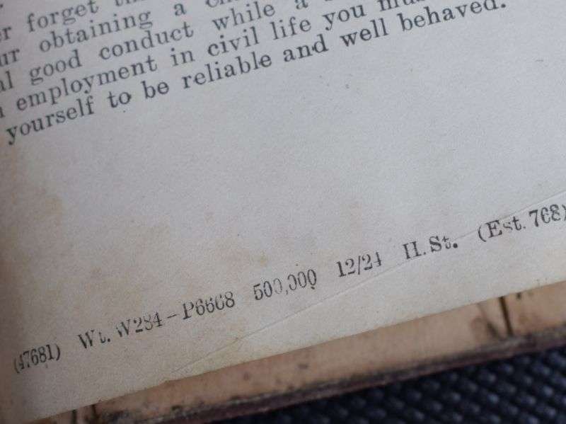 20) Inter War Period British Army Soldiers Service & Pay Book 5331484 A.Taylor Royal Berks Regt 1923 — image 4