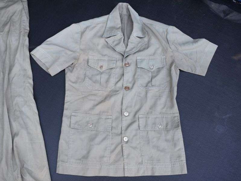 37) Early Post WW2 RAF Squadron Leaders Tropical KD Uniform Jacket & Trousers — image 13