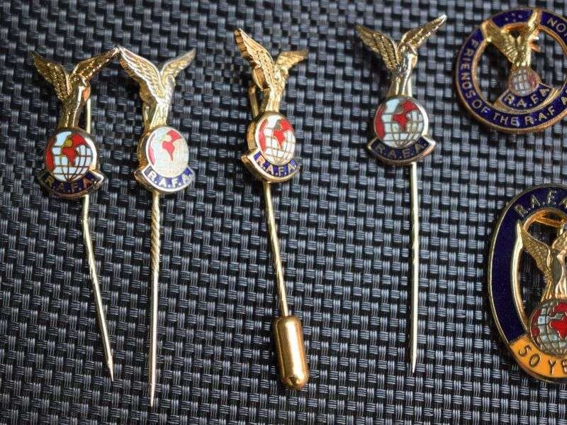 53) Small Collection of 7 Post WW2 RAF Association Pin Badges — image 4