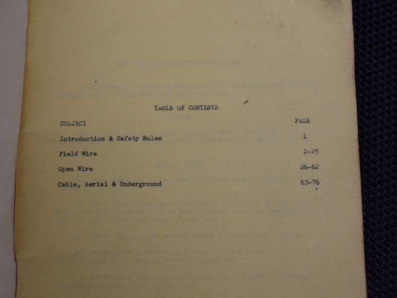 71) Excellent Korean War Era US Signal Corps Lineman's Handbook 1953 — image 8