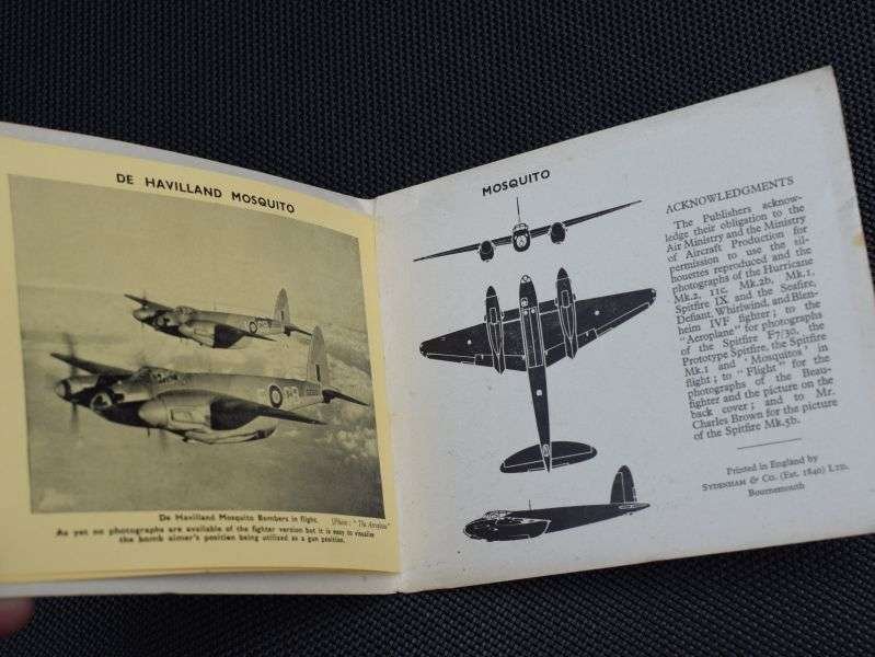 99) Good Original WW2 Pocket Book on British Fighter Aircraft — image 3