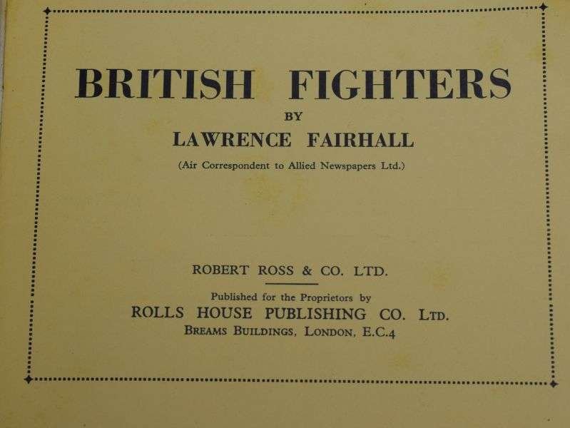 99) Good Original WW2 Pocket Book on British Fighter Aircraft — image 8