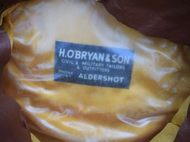 16) Excellent Original Post War British Army Officers Peaked Cap — image 2