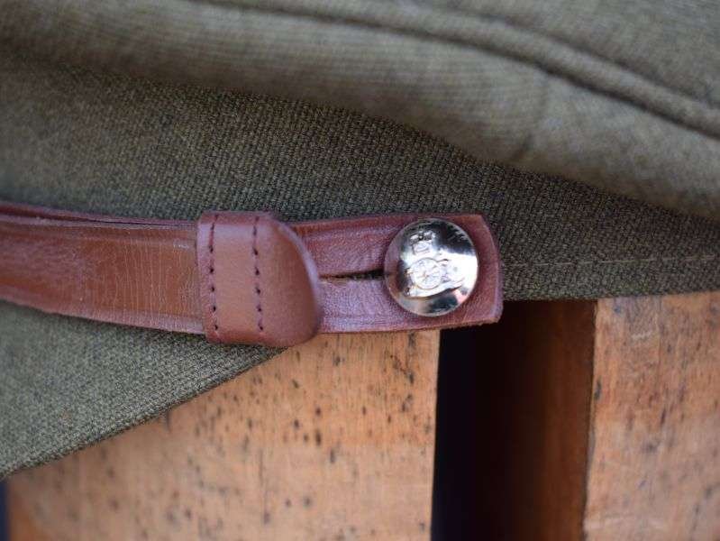 16) Excellent Original Post War British Army Officers Peaked Cap — image 7