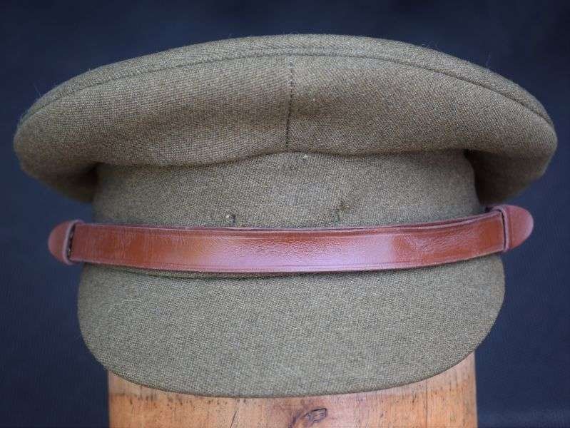 16) Excellent Original Post War British Army Officers Peaked Cap — image 8