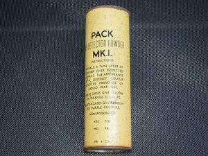 21) WW2 Pattern Pack No1 Gas Detector Powder MKI 1953