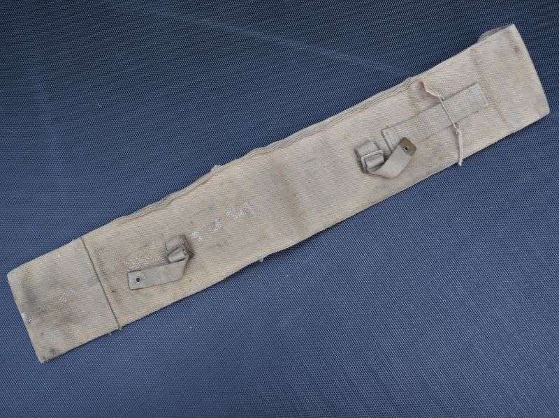 32) Original WW2? British Wireless Set Aerial Antenna Webbing Case ZA 28120 — image 6