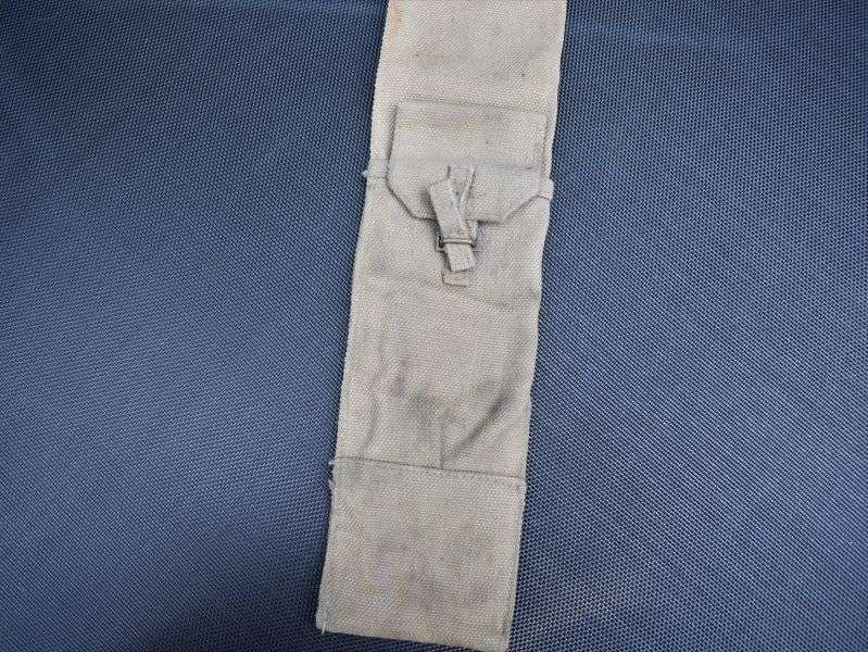 32) Original WW2? British Wireless Set Aerial Antenna Webbing Case ZA 28120 — image 7