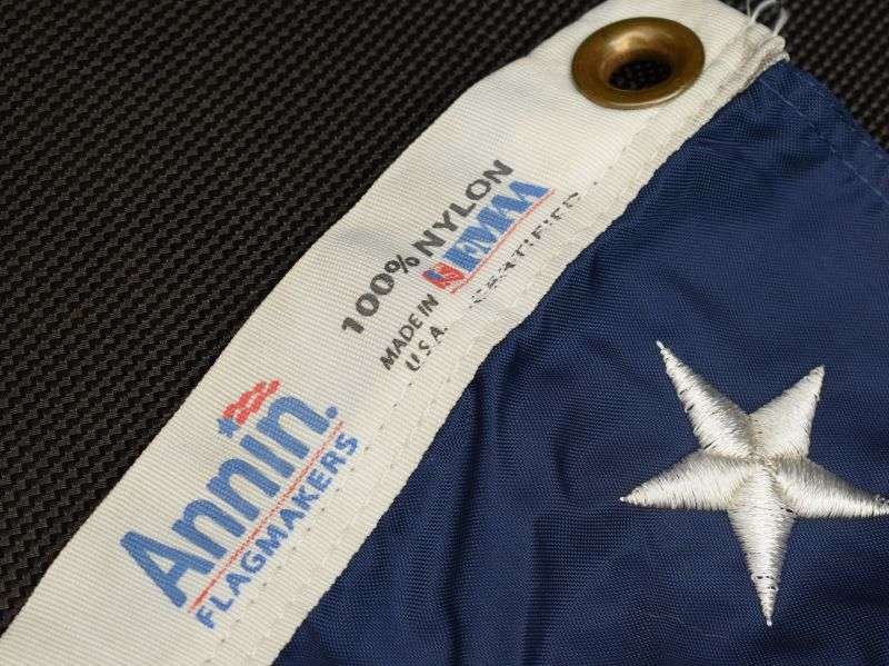 44) Large US 50 Star Flag in Multi-Piece Nylon 63 inches x 34 inches. — image 5